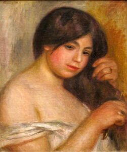 Auguste Renoir, 1907, Woman Combing her Hair''