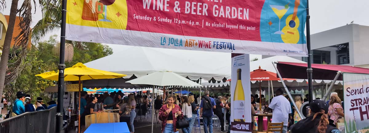 La Jolla Art Wine Festival in San Diego